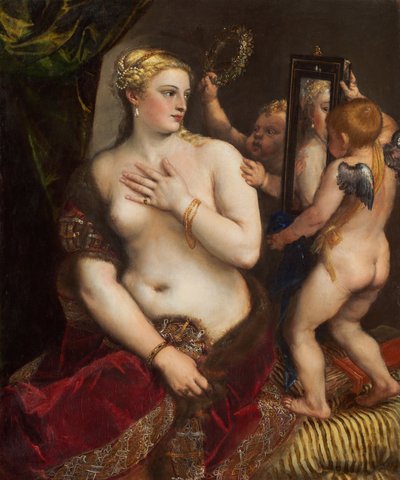 Vénusz tükörrel alkotó: Titian