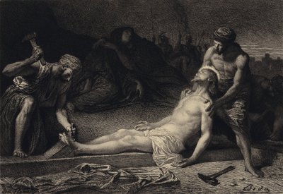 Jézust a keresztre szegezték alkotó: after Albert Robida