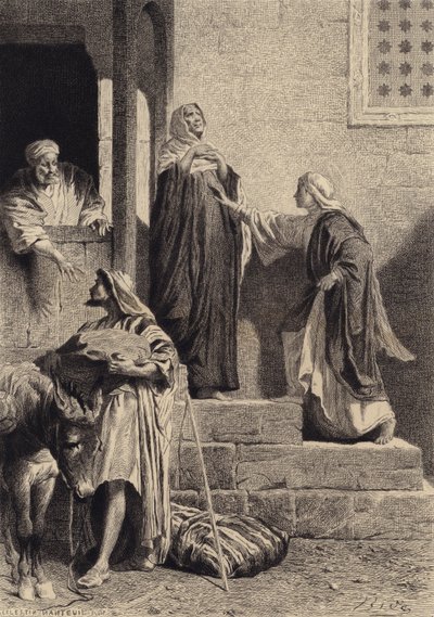 Mária és Erzsébet alkotó: after Albert Robida