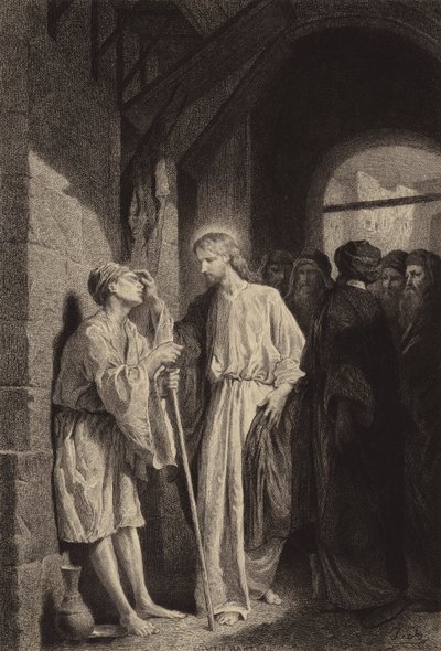 A születésétől fogva vak ember alkotó: after Albert Robida
