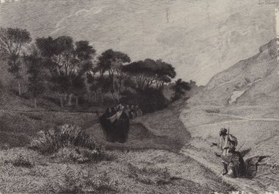 A két jerikói vak alkotó: after Albert Robida