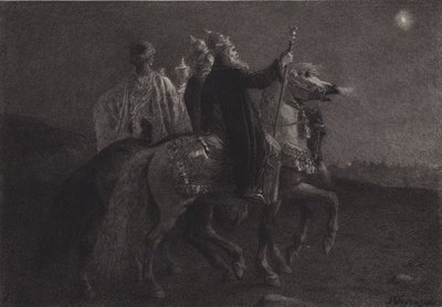 A keleti bölcsek alkotó: after Albert Robida
