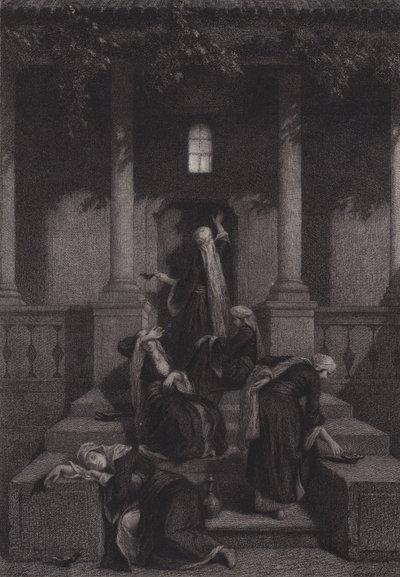A bölcsek és a bolond szüzek alkotó: after Albert Robida
