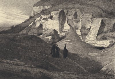 Az asszonyok édes fűszereket visznek a sírba alkotó: after Albert Robida