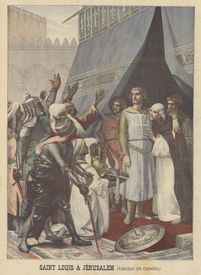 Szent Lajos Jeruzsálemben alkotó: after Alexandre Cabanel
