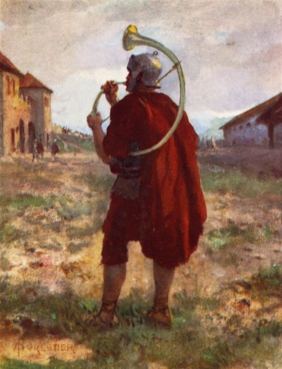 A Cornicen vagy a trombitás alkotó: after Amedee Forestier