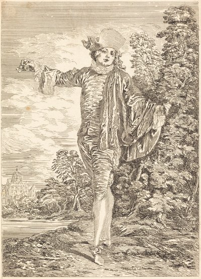 Közömbös (a közömbös) alkotó: after Antoine Watteau