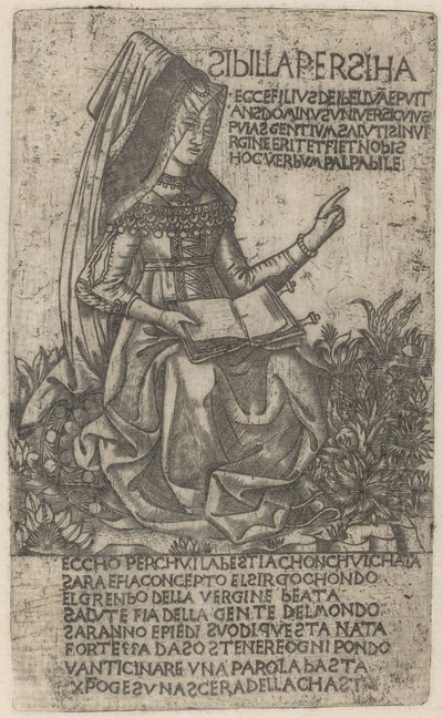 perzsa Szibilla alkotó: after Baccio Baldini