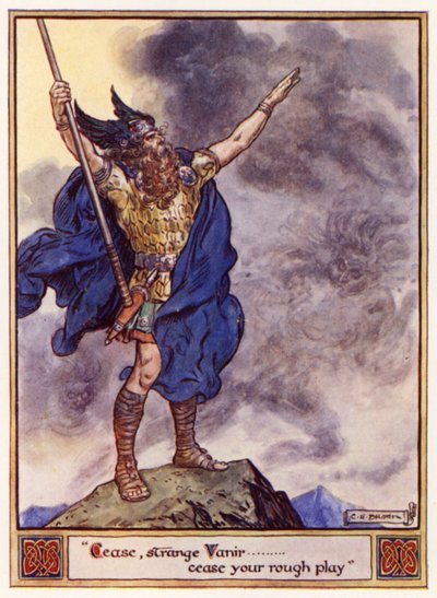 Hagyd abba, furcsa Vanir, hagyd abba a durva játékodat alkotó: after Charles Edmund Brock