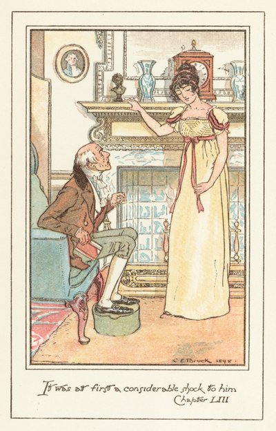 Illusztráció Jane Austens Emma számára alkotó: after Charles Edmund Brock
