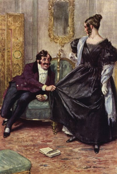 Illusztráció Nicholas Nickleby számára alkotó: after Charles Edmund Brock