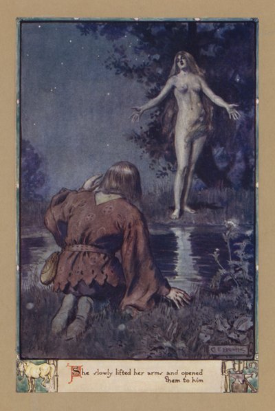 Lassan felemelte a karját, és kinyitotta a férfinak alkotó: after Charles Edmund Brock