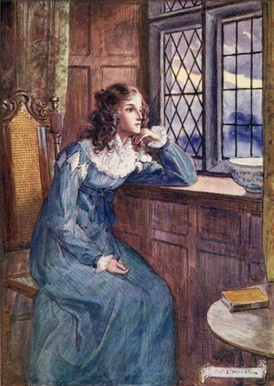 Shirley az ablakban alkotó: after Charles Edmund Brock