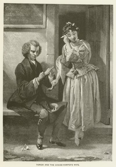 Yorick és a Chaise-Vampers felesége alkotó: after Charles Robert Leslie
