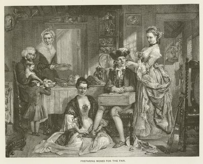 Mózes felkészítése a vásárra alkotó: after Daniel Maclise