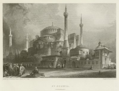 Szent Zsófia, Konstantinápoly alkotó: after David Roberts
