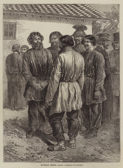 Orosz jobbágyok alkotó: after Denis Auguste Marie Raffet