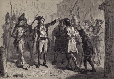 Tryon kormányzó és a szabályozók alkotó: after Felix Octavius Carr Darley