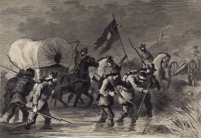 Lee visszavonulása a gettysburgi csata után alkotó: after Felix Octavius Carr Darley