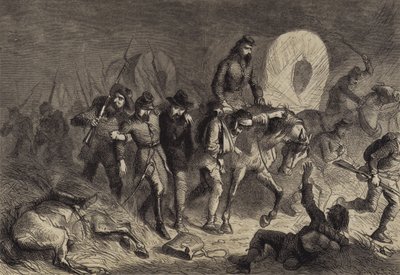 A Konföderáció visszavonulása Shilohból alkotó: after Felix Octavius Carr Darley