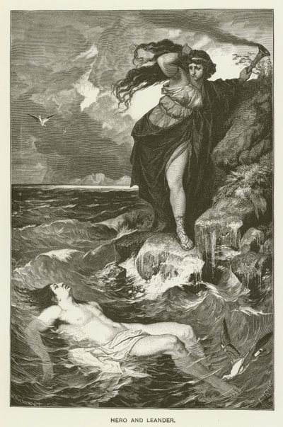 Hős és Leander alkotó: after Ferdinand Keller