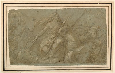A háború békeégető tulajdonságai alkotó: after Francesco Salviati