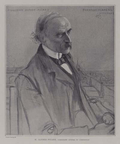 Alfred Picard, a párizsi Universelle 1900 kiállítás főbiztosa alkotó: after Francois Flameng