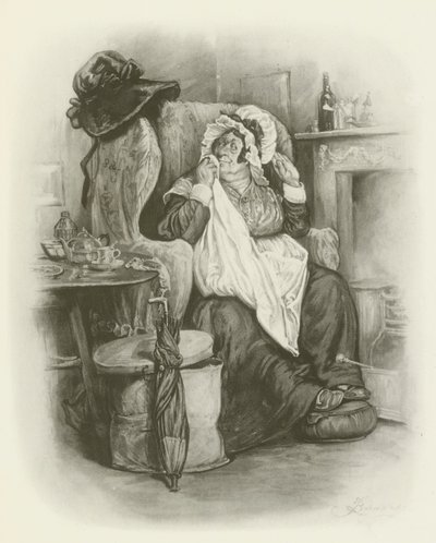 Mrs. Gamp alkotó: after Frederick Barnard