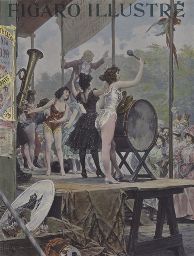 A paradé. A Le Figaro Illustre borítója, 1897. november alkotó: after Frederik Hendrik Kaemmerer