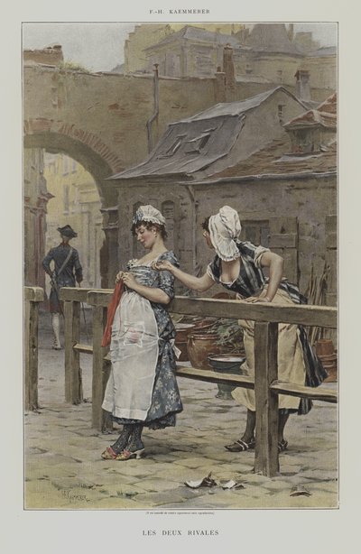 A két rivális alkotó: after Frederik Hendrik Kaemmerer