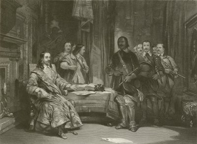 A király lefoglalása Holdenbyben alkotó: after George Cattermole
