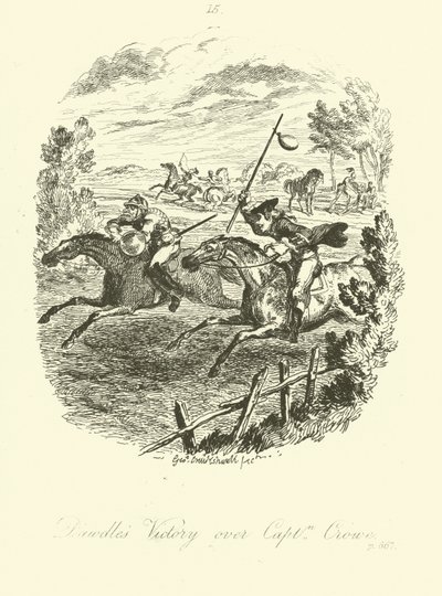 Illusztráció a Launcelot Greaveshez, Tobias Smollett alkotó: after George Cruikshank