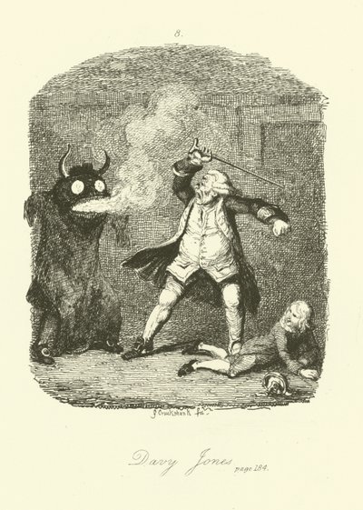 Illusztráció: Tobias Smollett Vándorsólyom páchoz alkotó: after George Cruikshank