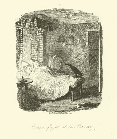 Illusztráció Roderick Random számára, Tobias Smollett alkotó: after George Cruikshank