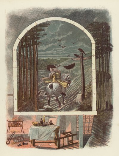 Illusztráció a Tam OShanterhez, Robert Burns alkotó: after George Cruikshank