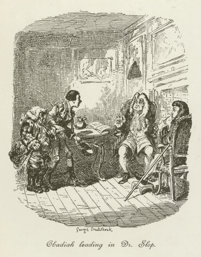 Illusztráció Tristram Shandy számára alkotó: after George Cruikshank