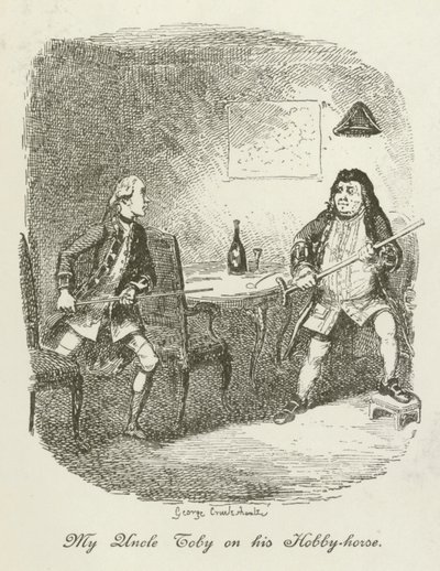 Illusztráció Tristram Shandy számára alkotó: after George Cruikshank