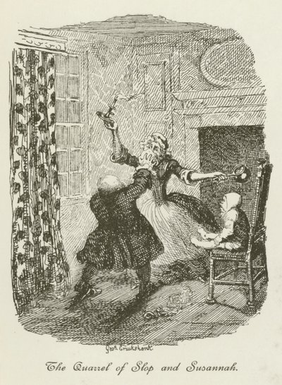 Illusztráció Tristram Shandy számára alkotó: after George Cruikshank