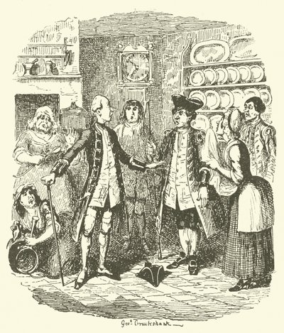 Illusztráció Tristram Shandy számára alkotó: after George Cruikshank