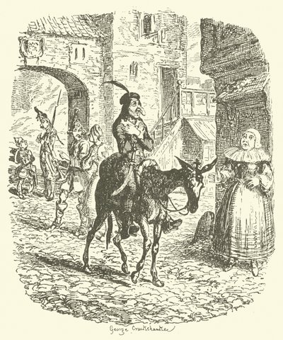 Illusztráció Tristram Shandy számára alkotó: after George Cruikshank