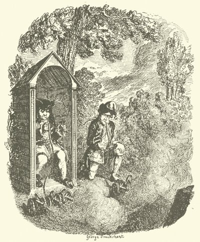 Illusztráció Tristram Shandy számára alkotó: after George Cruikshank