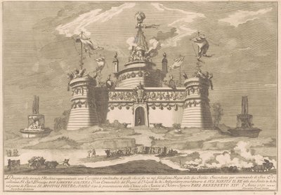 A Seconda Macchina Kínában 1757: Cockaigne erődje alkotó: after Giuseppe Palazzi Giuseppe Pozzi after Paolo Posi