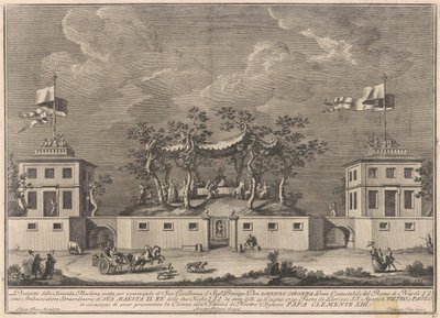 Az 1759-es Seconda Macchina Kínában: "Deliziosa" bakkánnal alkotó: after Giuseppe Palazzi Giuseppe Vasi after Paolo Posi