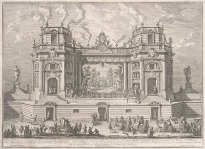 A Seconda Macchina Kínában 1761: Egy csodálatos színház alkotó: after Giuseppe Palazzi Giuseppe Vasi after Paolo Posi