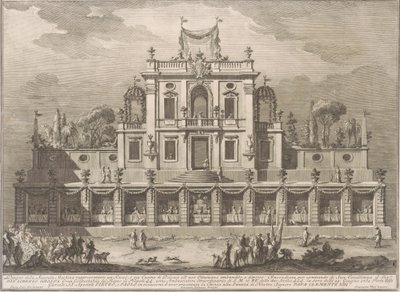 Az 1762-es Seconda Macchina Kínában: Kioszk, avagy örömház oszmán stílusban alkotó: after Giuseppe Palazzi Giuseppe Vasi after Paolo Posi