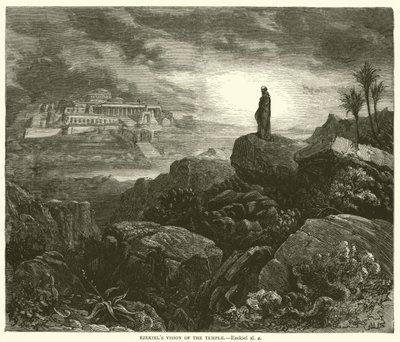 Ezékiel látomása a templomról, Ezékiel, xl, 2 alkotó: Gustave after Dore