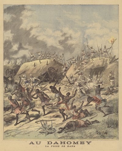 Cana elfoglalása a franciák által, Dahomey alkotó: after Henri Meyer