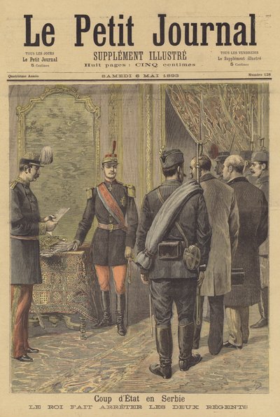Puccs történt Szerbiában alkotó: after Henri Meyer