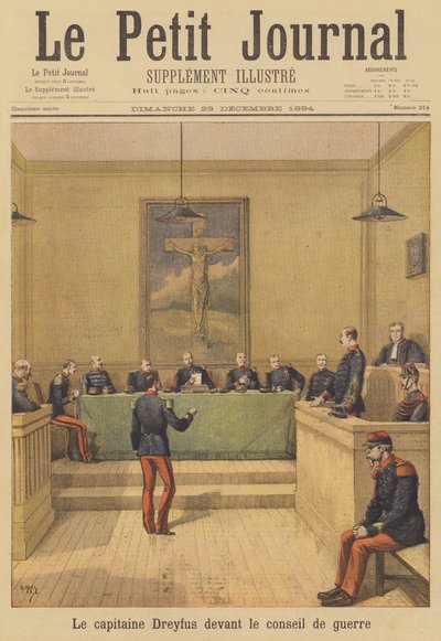 Alfred Dreyfus kapitány hadbírósága alkotó: after Henri Meyer