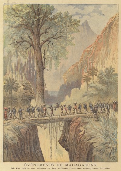 Események Madagaszkáron alkotó: after Henri Meyer